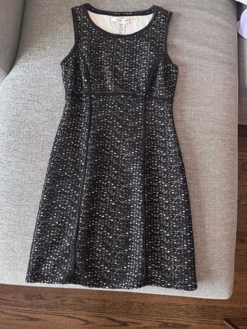 Max Studio Black Lace Mini Dress Size Small